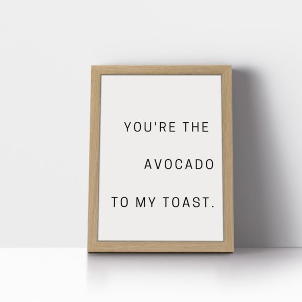 Avocado to my toast 1